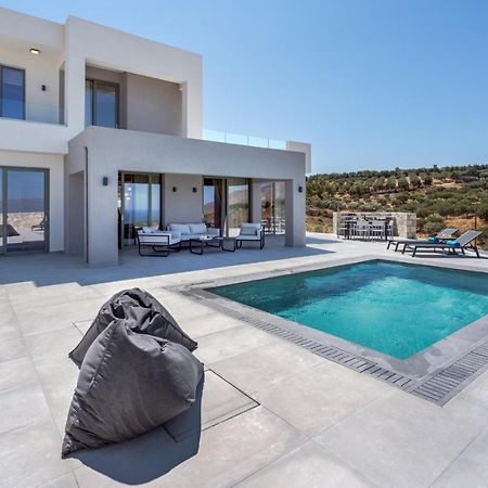 Luxurious Villa Cretan Aura With Private Heated Pool, Jacuzzi And Playroom Agios Ioannis  Kültér fotó
