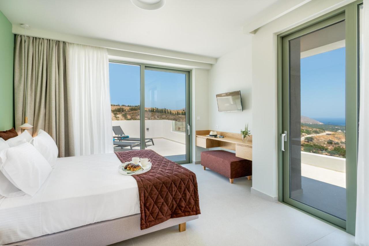 Luxurious Villa Cretan Aura With Private Heated Pool, Jacuzzi And Playroom Agios Ioannis  Kültér fotó