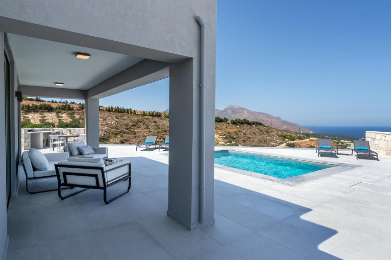 Luxurious Villa Cretan Aura With Private Heated Pool, Jacuzzi And Playroom Agios Ioannis  Kültér fotó